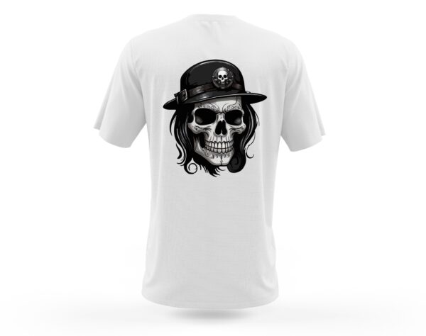 Camiseta Calavera mujer sombrero